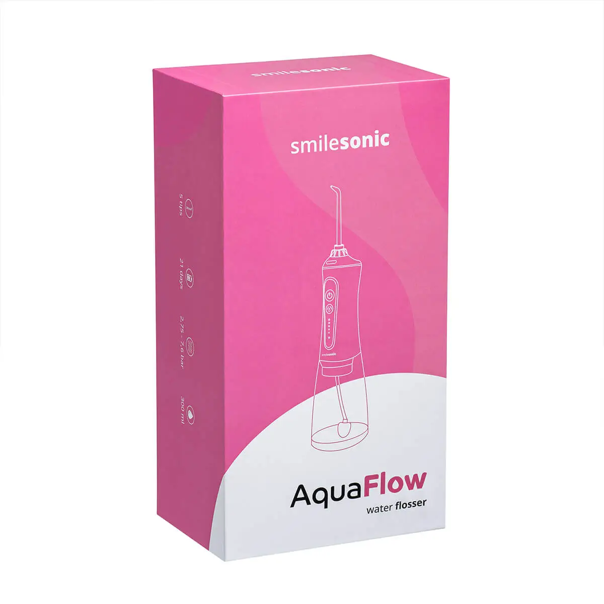smilesonic-aqua-flow-pink-4 Irygator bezprzewodowy Smilesonic AquaFlow Różowy