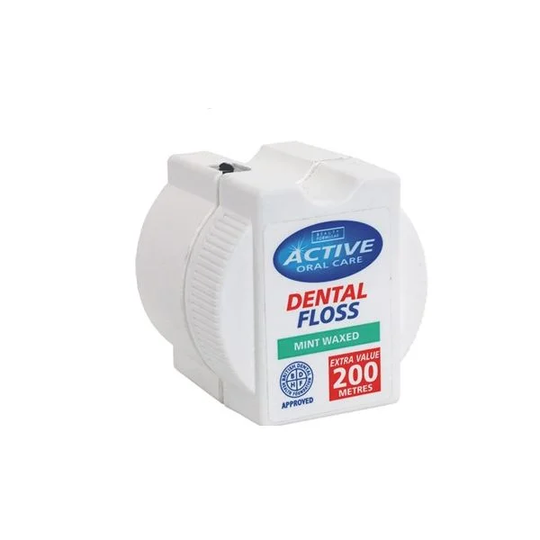 Active Dental Floss- miętowa woskowana nić dentystyczna