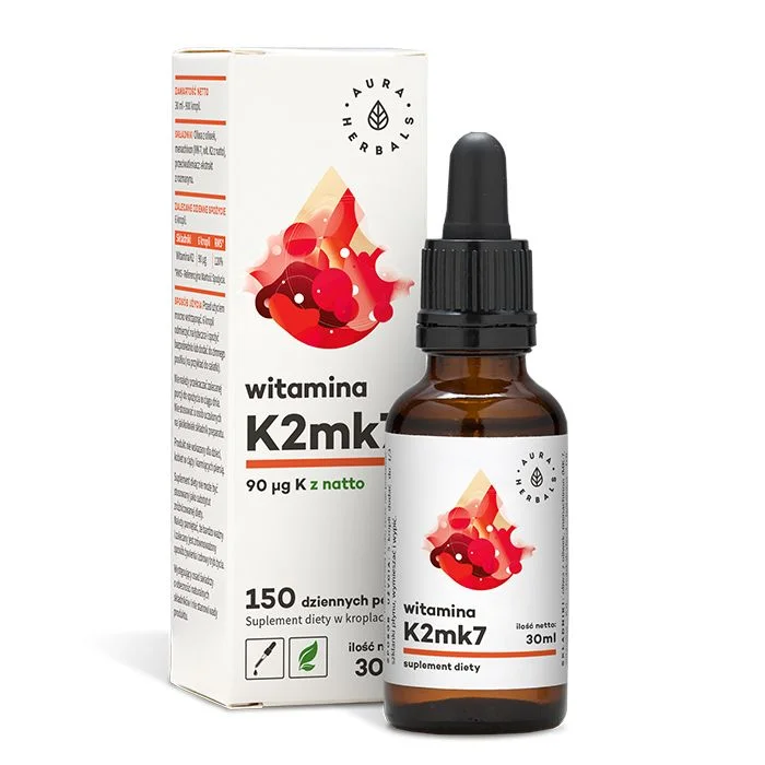 Aura Herbals Witamina K2 90 mcg – krople 30 ml