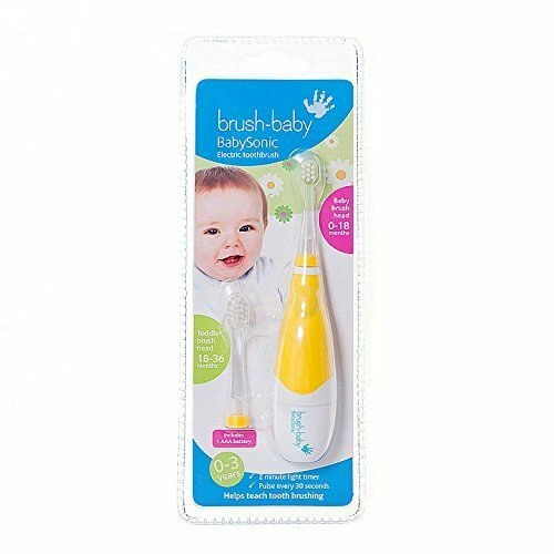 Szczoteczka soniczna dla dzieci Brush-Baby Babysonic Pro Żółta