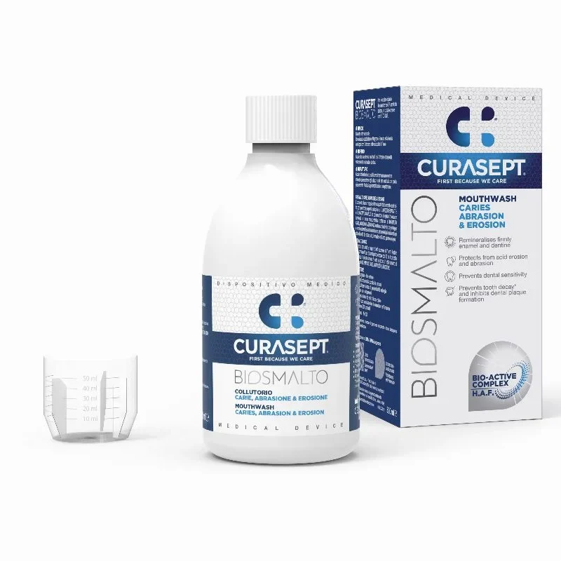 Curasept Biosmalto Protection – remineralizujący płyn do płukania jamy ustnej 300 ml
