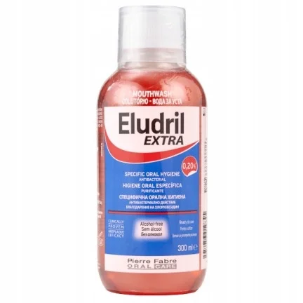 ELUDRIL EXTRA 300ml z chlorheksydyną 0,20% CHX płyn