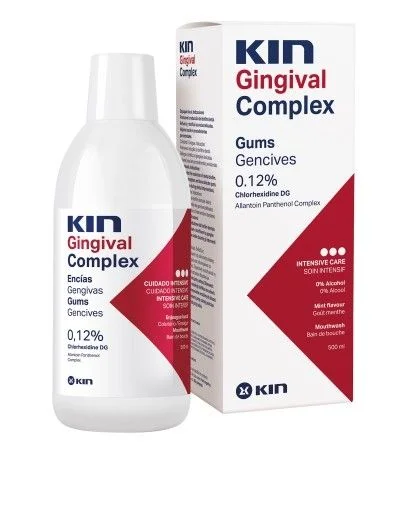 Kin Gingival płyn do płukania jamy ustnej z chlorheksydyną 0,12% 500 ml