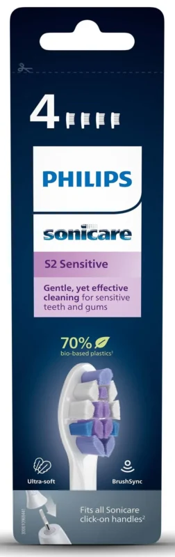 Końcówki Philips Sonicare Sensitive 4 szt. HX6054