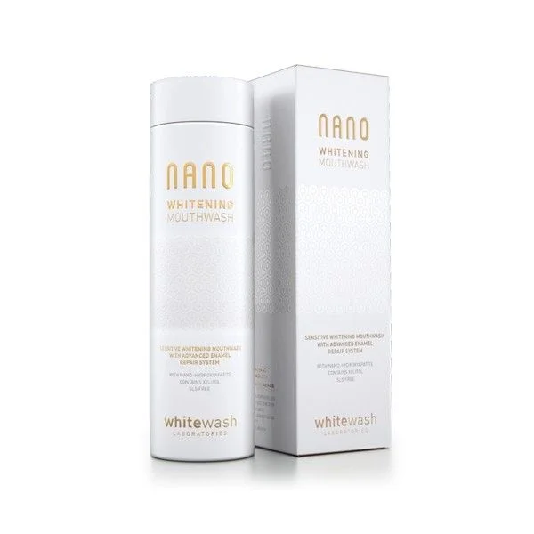 Nano WhiteWash Whitening - wybielający płyn z formułą regenerującą szkliwo zębów 300 ml