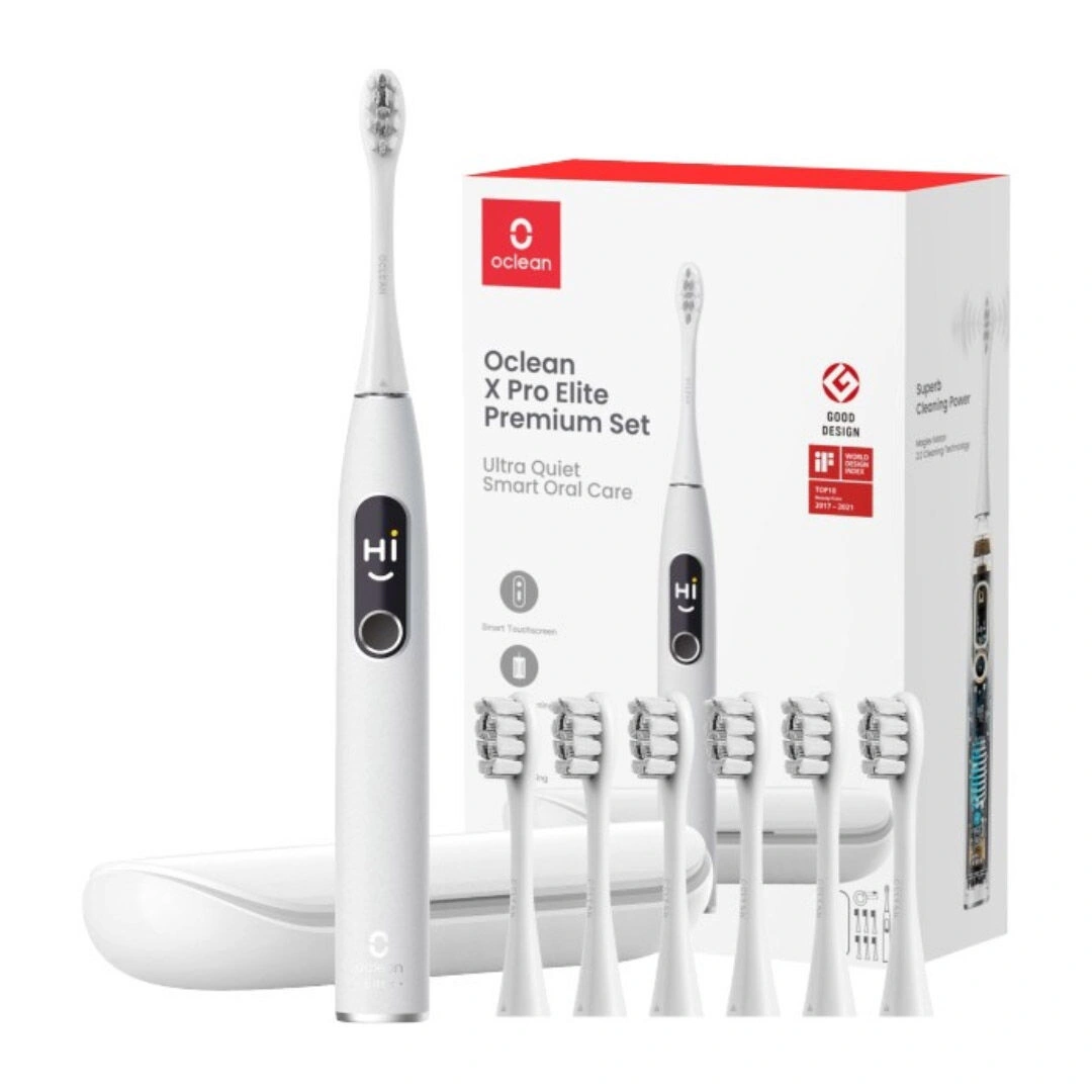 Szczoteczka soniczna Oclean X Pro Elite Zestaw Szary