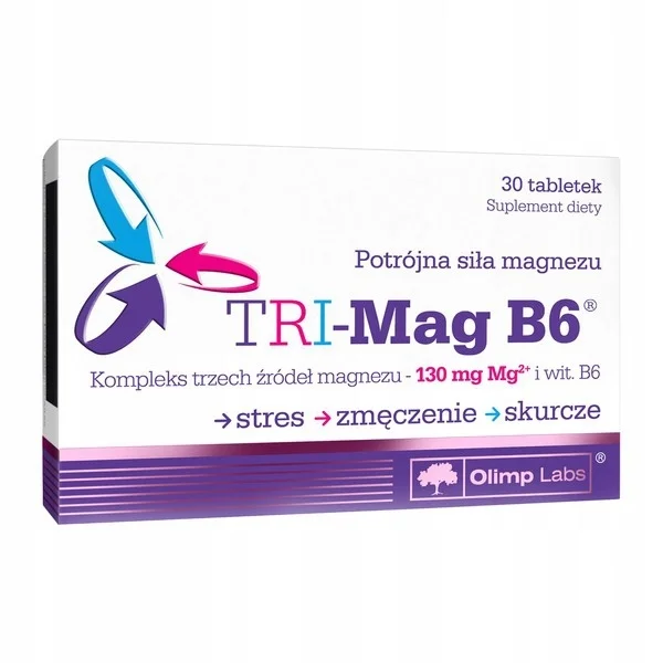 Olimp Tri-Mag B6 potrójna siła magnezu – tabletki 30 szt.