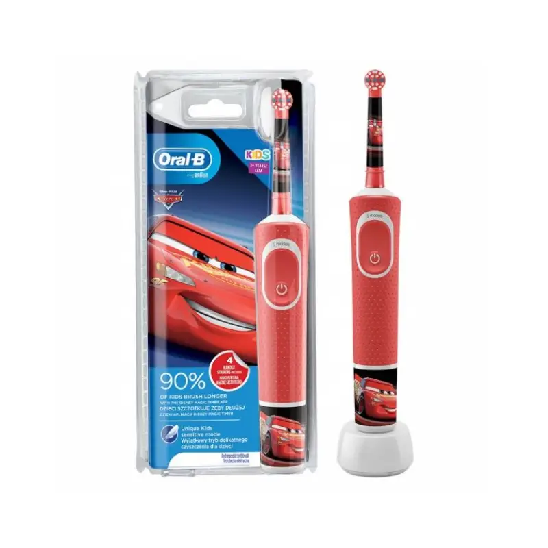Szczoteczka elektryczna dla dzieci Oral-B D100 Auta