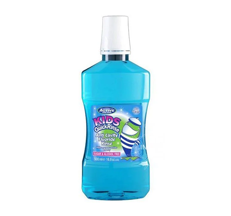 Płyn dla dzieci do codziennej higieny bez alkoholu i cukru Active Kids QuickRinse