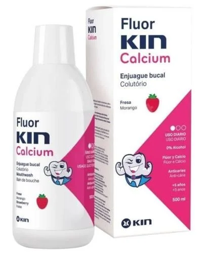 Płyn dla dzieci KIN Fluor-Kin Calcium truskawkowy