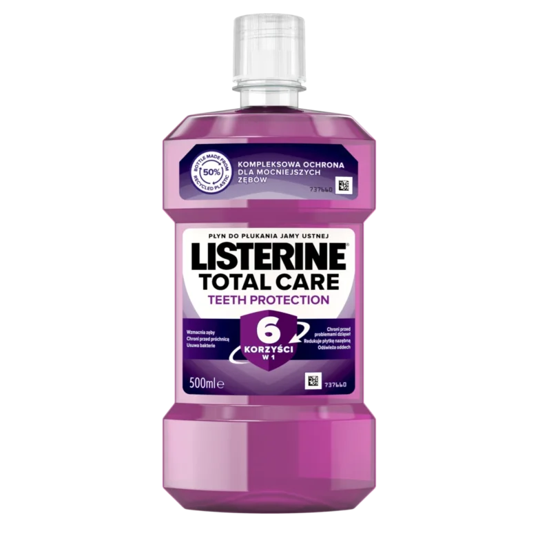 Płyn do płukania jamy ustnej 6w1 Listerine Total Care 500ml