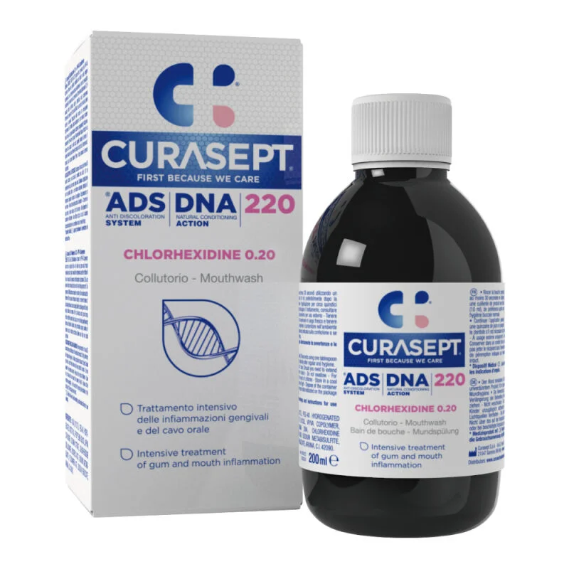Płyn do płukania jamy ustnej Curasept ADS 220 z chlorheksydyną 0.20% 200ml