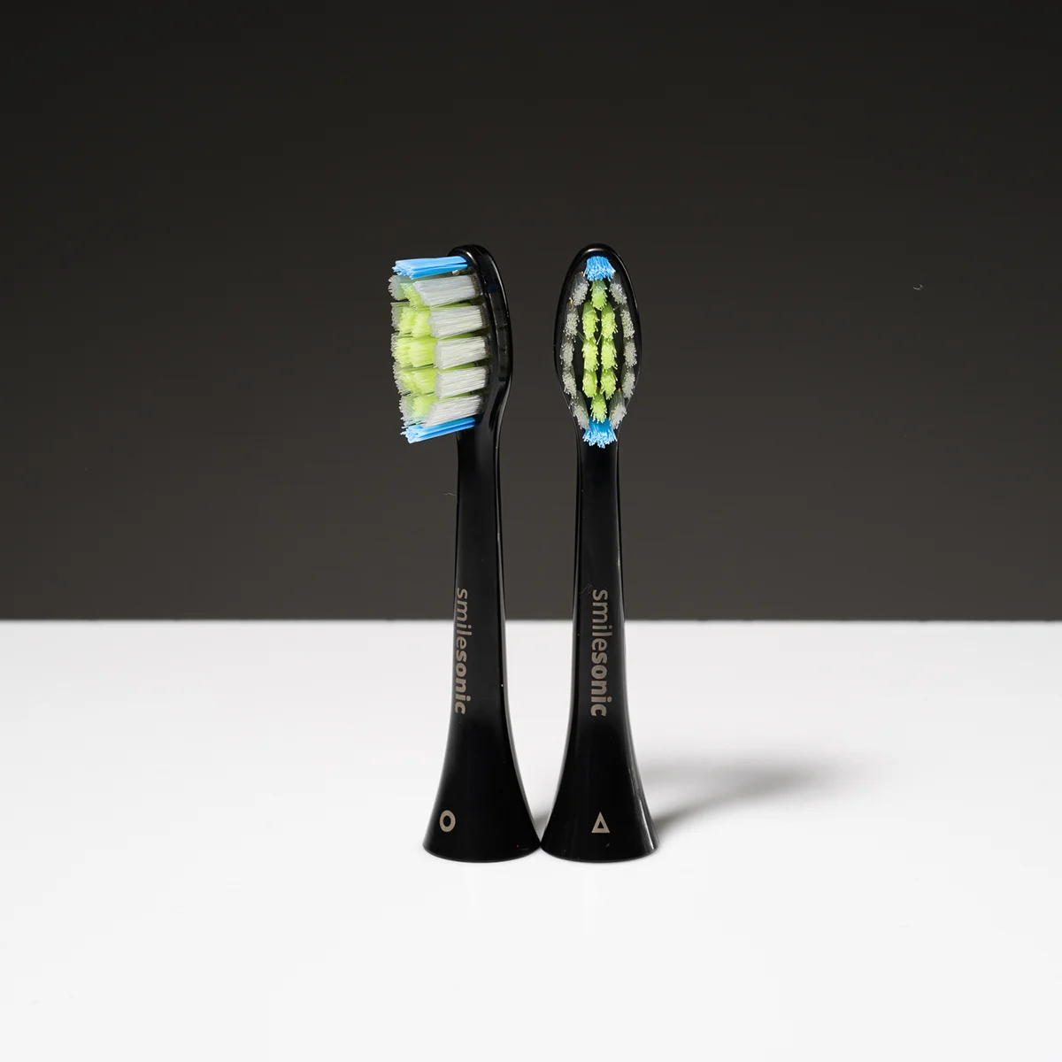 Końcówki do szczoteczki sonicznej Smilesonic Shiny White Black