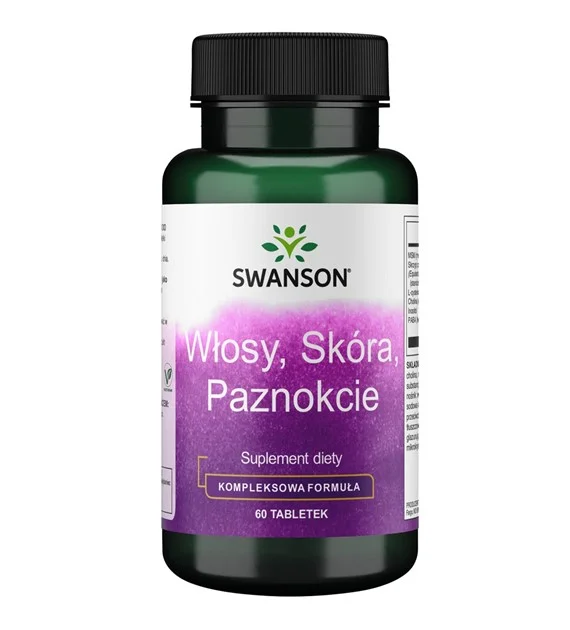 Swanson Włosy, Skóra i Paznokcie – tabletki 60 szt.