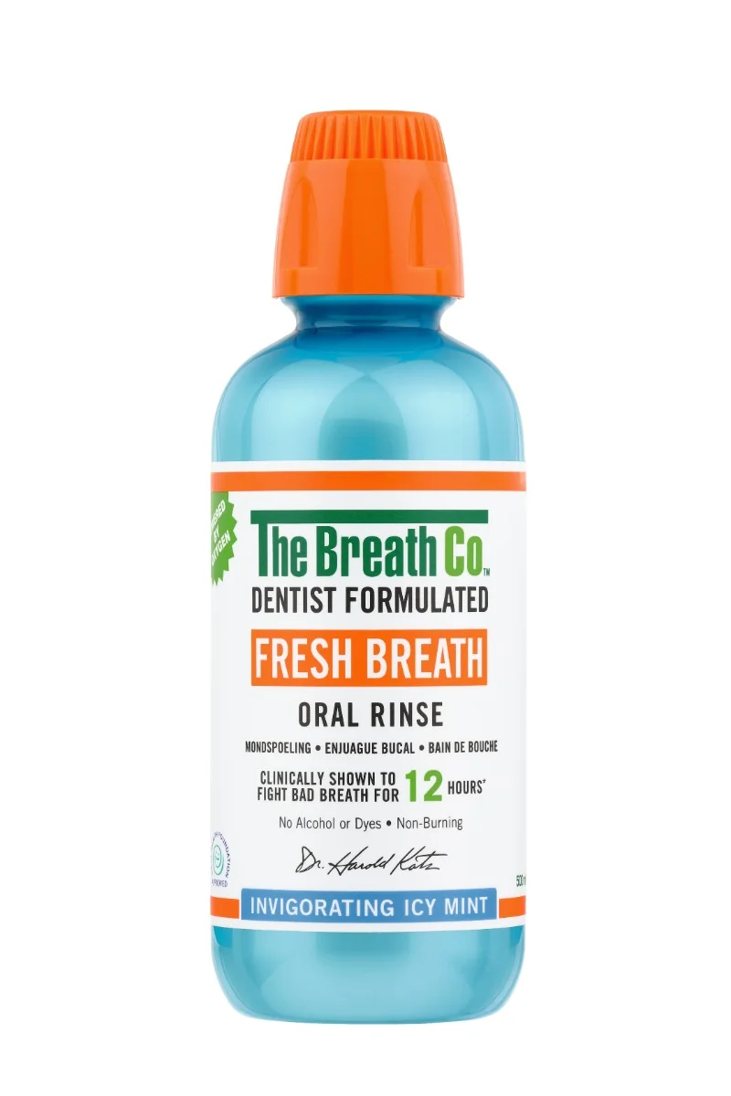 TheBreathCo. – płukanka o smaku orzeźwiającej mięty na nieświeży oddech 500 ml TheBreathCo. – płukanka o smaku orzeźwiającej mięty na nieświeży oddech 500 ml
