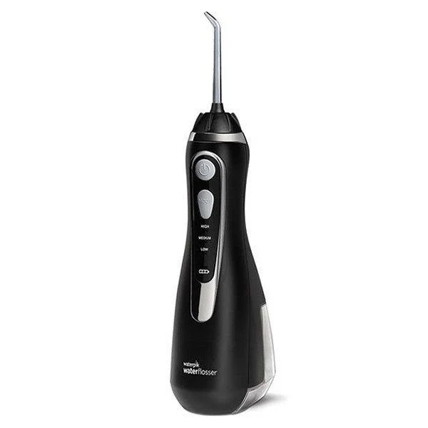 Waterpik WP-562 – bezprzewodowy irygator do oczyszczania przestrzeni międzyzębowych w kolorze czarnym
