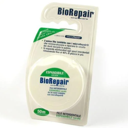 Woskowana nić dentystyczna BioRepair 40m