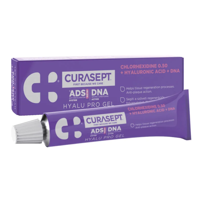 Curasept ADS350 Regenerative – regenerujący żel leczniczy z chlorheksydyną 0,5% i kwasem hialuronowym 30 ml