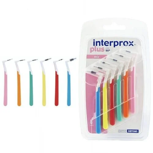 Interprox 2G Plus Mix – zestaw szczoteczek międzyzębowych w różnych rozmiarach 6 szt.