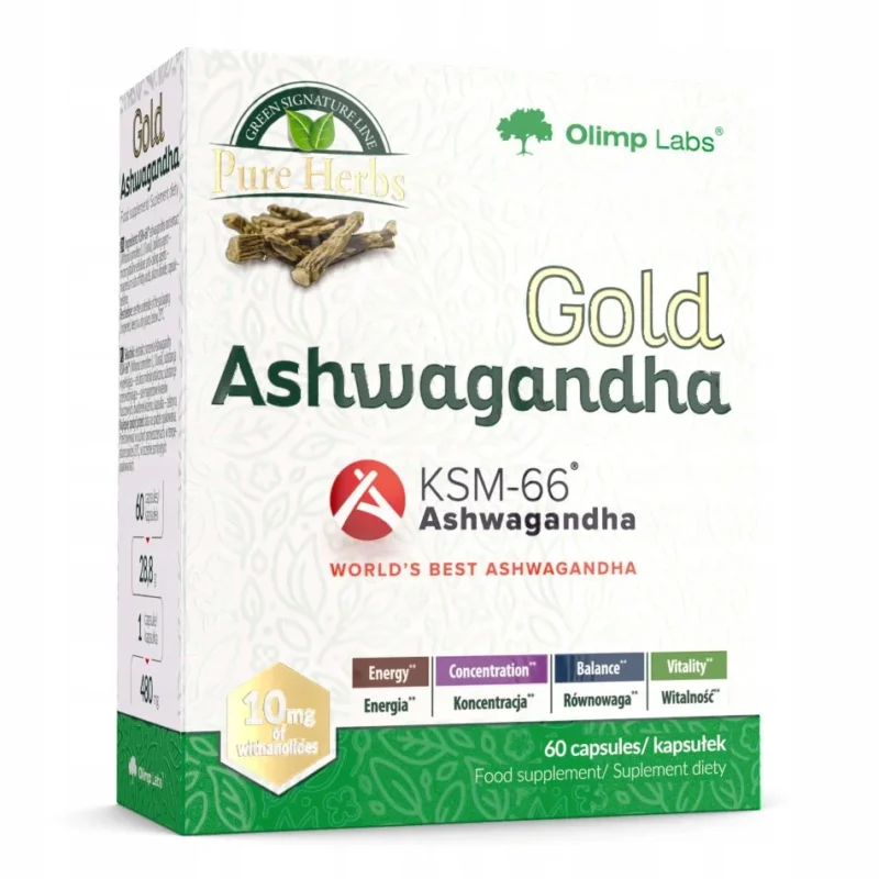 Olimp Gold Ashwagandha – kapsułki 60 szt.