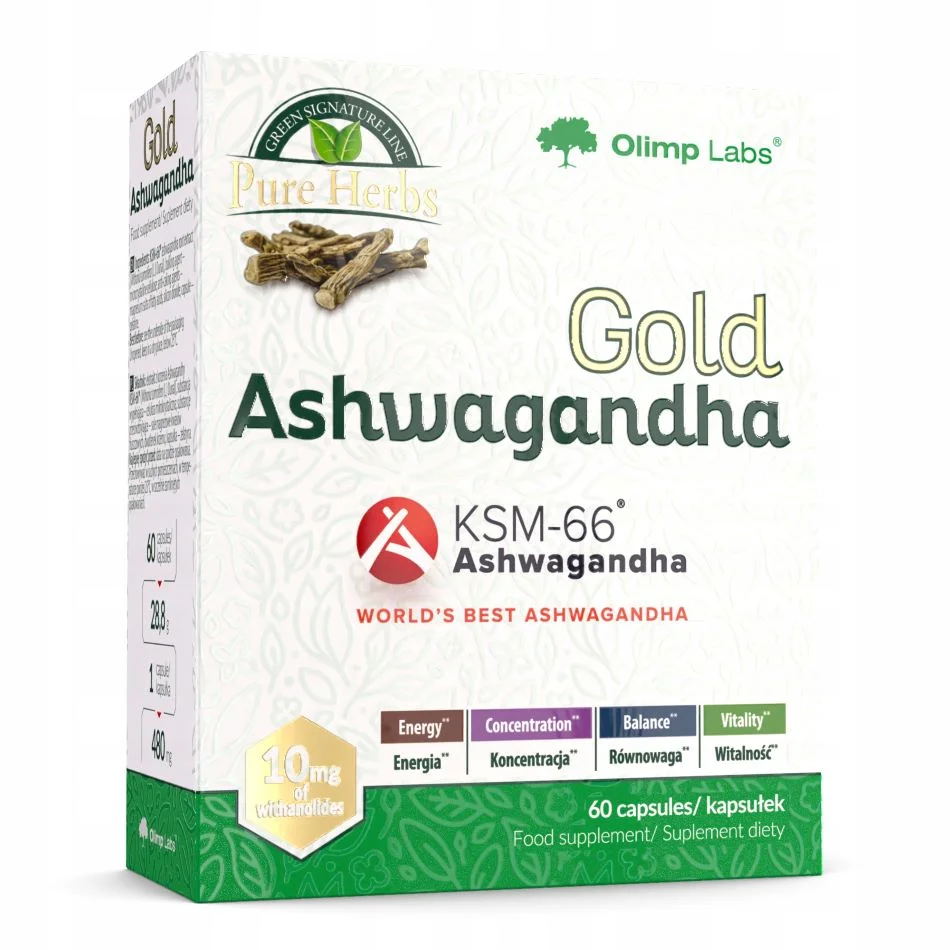 Olimp Gold Ashwagandha – kapsułki 60 szt. Olimp Gold Ashwagandha – kapsułki 60 szt.