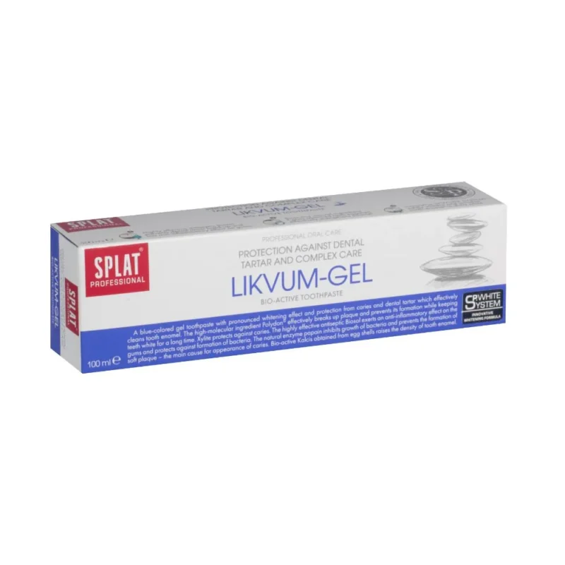 Pasta chroniąca przed kamieniem nazębnym Splat Professional Likvum Gel 100ml
