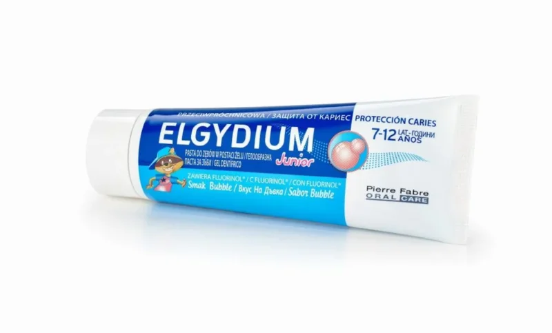 Pasta dla dzieci (7-12 lat) o smaku gumy do żucia Elgydium Junior 50 ml