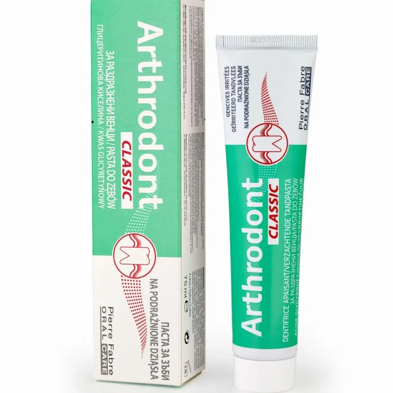 Pasta do podrażnionych dziąseł z tendencją do krwawienia Arthrodont Classic 75ml