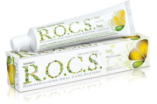 Pasta o smaku miętowo-cytrusowym Rocs Lemon & Mint 60ml