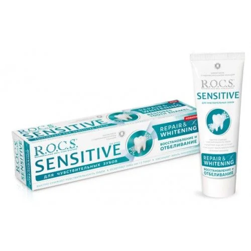 Pasta wybielająca dla wrażliwych zębów Rocs Sensitive Repair and Whitening 75ml