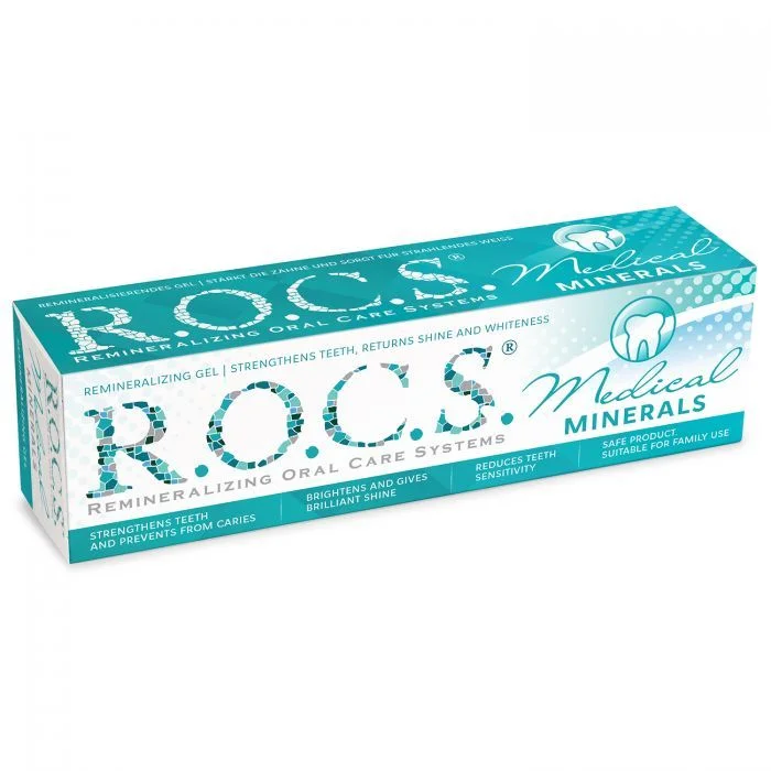 ROCS Medical Minerals – żel remineralizujący z wapniem, fosforem i magnezem