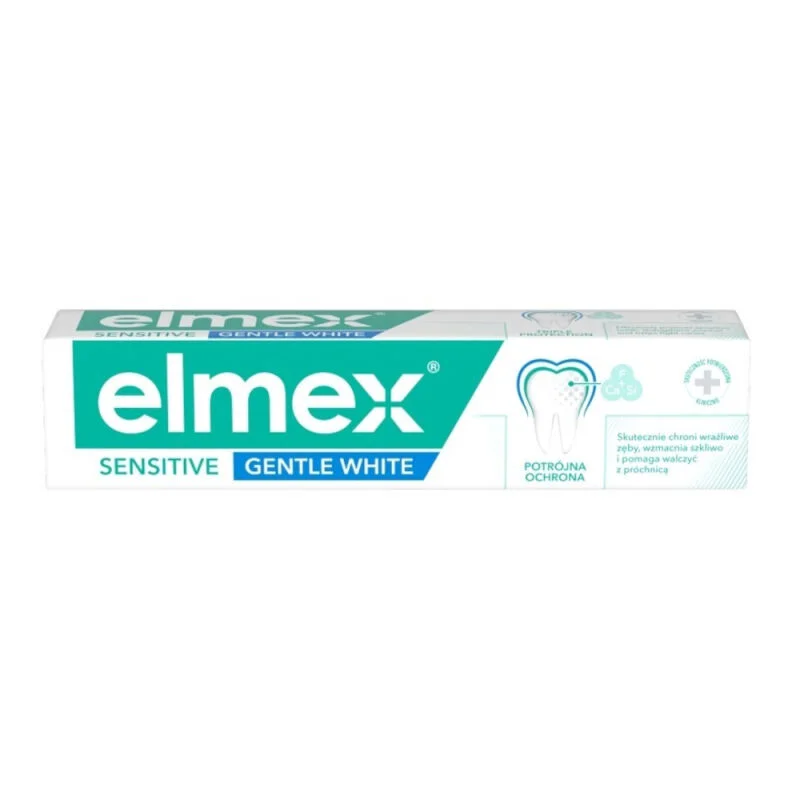 Specjalistyczna naturalnie wybielająca pasta do zębów dla osób z nadwrażliwością Elmex Sensitive Whitening