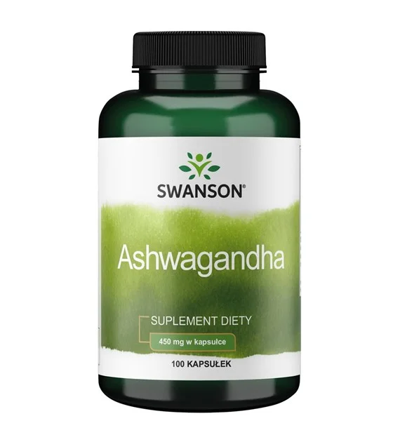 Swanson Ashwagandha 450 mg – kapsułki 100 szt.