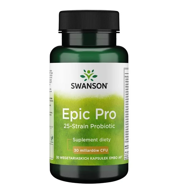 Swanson Epic Pro 25-strain Probiotic – kapsułki 30 szt.