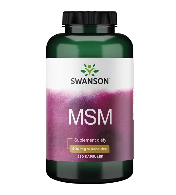 Swanson MSM 500 mg – kapsułki 250 szt.