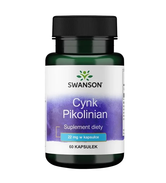 Swanson pikolinian cynku 22 mg – kapsułki 60 szt.