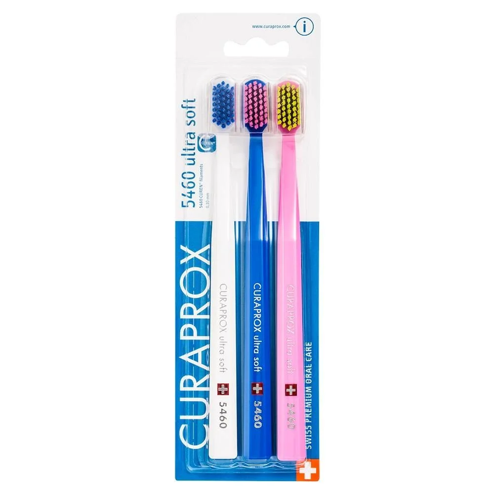 Zestaw 3 szt. szczoteczek do zębów Curaprox CS 5460 Zestaw 3 szt. szczoteczek do zębów Curaprox CS 5460